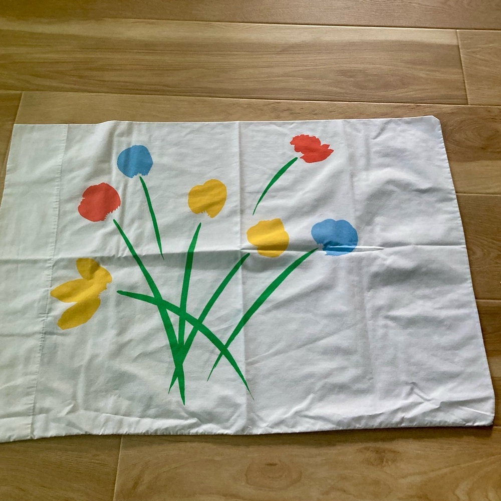 Vintage Marimekko Seven Flowers 1979 standard pillowcase